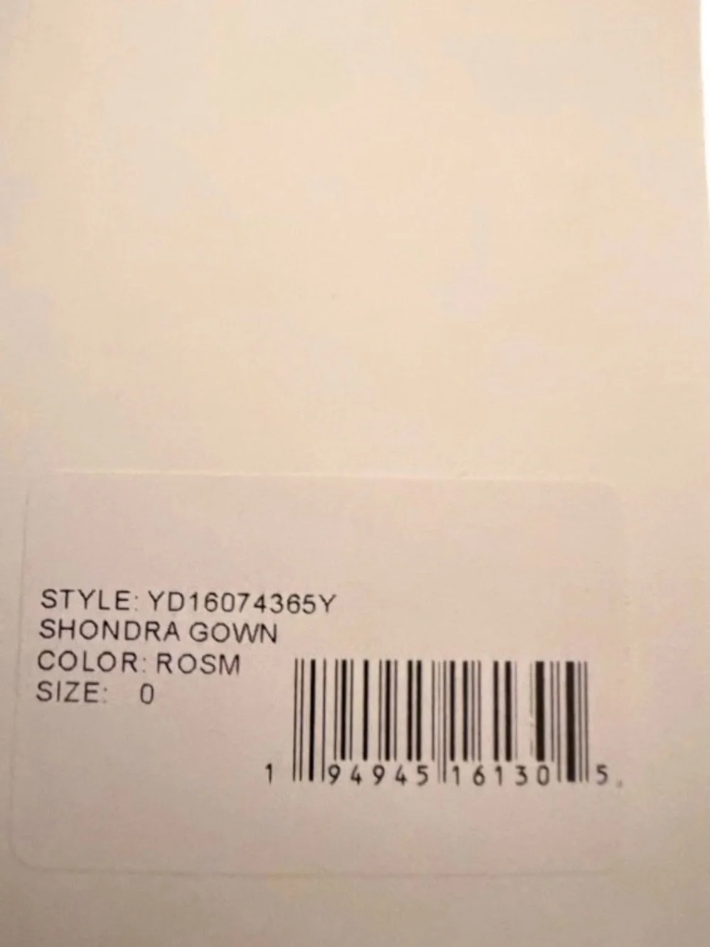 NWT Likely Shondra Gown dress size 0